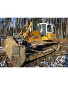 Аренда бульдозера болотного Liebherr 732