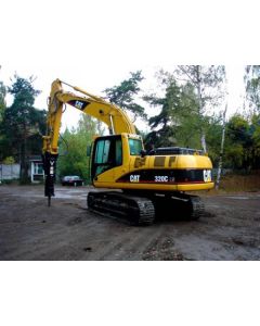 Аренда гусеничного экскаватора с гидромолотом САТ 320